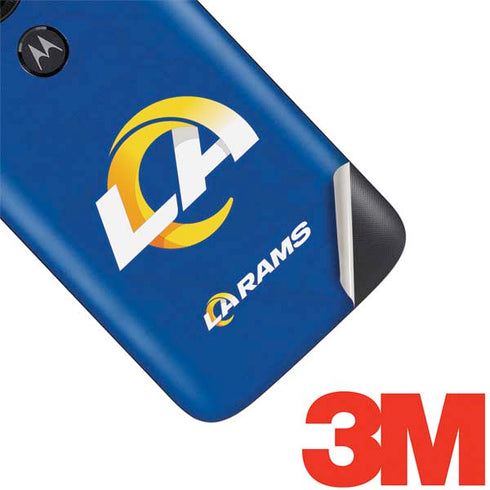 NFL Los Angeles Rams Distressed Moto E5 Play Skin